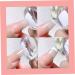Nail Art Stamper Silicone Manicure Jelly Stamping Head Nail Supply Tools 4.2cm White Brushes - Buy Online on GoSupps.com