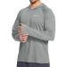 BALEAF Men's Sun Protection Hoodie Shirt UPF 50+ Long Sleeve UV SPF T-Shirts Rash Guard Fishing Swimming Lightweight Style 1-gray Medium