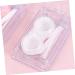 Buy Gatuida Mini Container for Colored Contact Lenses - Japanese Style Portable Lens Holder & Cleaning Case | Invisible Mirror Box (8x5cm) - Buy Online on GoSupps.com