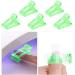 5 Pcs Transparent Polygel Nail Clips for Quick Building Gel - Nail Art Tool Clip Green - Buy Online on GoSupps.com