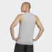 Buy adidas Male Adult Train Essentials Feelready Training Tank Top - Sleeveless in Medium Grey Heather/White/Black | International Shipping Available - Buy Online on GoSupps.com