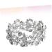 JE COMPRIS Tennis Bracelet - Diamond & Pearl Open Bangle | Elegant Crystal Hand Jewelry & Accessories for Brides - International Shipping - Buy Online on GoSupps.com