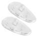 Eyeglass Nose Pads Screw-in Silicone Teardrop Shape Pack of 25 Pairs 15mm by Sports World Vision 10 Pairs 15mm Screw Seat
