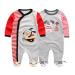 MAMIMAKA Baby Rompers Pajamas Cotton Jumpsuit Boys Girls Sleepsuit Long Sleeve Footed Bodysuits One-Piece Outfits 9-12 Months Two Pieces-7