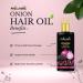 Onion Blackseed Hair Oil - Advanced Hair Growth Solution for Dandruff & Hair Fall - 100ml - International Shipping Available - Buy Online on GoSupps.com