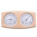 FUBESK Wooden Sauna Thermometer 2 in 1 Accurate Wall Thermometer Digital Sauna Room Thermometer Hygrometer Sauna Tools