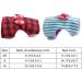 Pet Rabbit Traction Rope & Small Animal Harness - Red Grid + Blue Stripes (2pcs S) - Shop Now for Quality Pet Gear! - Buy Online on GoSupps.com