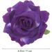 Solustre Rose Flower Hair Clips Brooch Artificial Big Rose Hairpin Pin up Flower Brooch for Women Girls Party (Grape Purple) - Buy Online on GoSupps.com