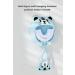 AJM Kids U-Shaped Silicone Toothbrush with 2 Removable Heads and Dust Cover - Tiger Blue | 360 Oral Teeth Cleaning Design for Kids (Age 2-12) - Buy Online on GoSupps.com