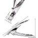 Stainless Steel Acrylic Nail Tips Clipper Cutter - Professional False Nails Trimmer for Manicure/Pedicure - Nail Art DIY Tool (Silver) - Buy Online on GoSupps.com