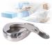Stainless Steel Bed Pans Bedpans with Lid Spill Proof for Bed Bound Patient Bed Pans for Elderly Females and Male (Give 10 Absorbent pad paper)