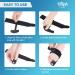 Hilph 2 Pack Toe Rail Protector - Hammer Toe Correction & Support Bandage for Broken Toes - Black - Buy Online on GoSupps.com
