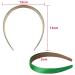 Duufin 22 Satin Headbands Set - Non-Slip Plain Hair Accessories for Women and Girls - DIY Headbands in 22 Multicolored Shades - Buy Online on GoSupps.com