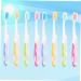 Lalafina 8-Piece Mini Travel Toothbrush Set - Foldable Manual Toothbrushes for Oral Care Accessories - Buy Online on GoSupps.com