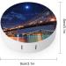 New York Brooklyn Bridge Moon Round Case For Contact Lens Kit Storage Box with Mirror Printed - Buy Online on GoSupps.com