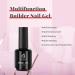 Beetles 5 in 1 Builder Gel for Nails - Clear Gel Strengthener & Extension - 15ml Hard Gel for Halloween Nail Art - Buy Online on GoSupps.com