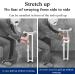 Wall to Floor Mounted Toilet Grab Bar Flip-up Shower Handrail with Legs U-Shaped Safety Balance Hand Support Grips for Seniors Pregnant Heavy Duty Handicapped 75cm Yellow - Buy Online on GoSupps.com
