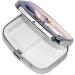 Swan Heart Printing Small Pill Case - 2 Compartment Travel Pill Organizer for Purse & Gifts - Buy Online on GoSupps.com