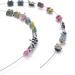 1 Pack Temporary Tooth Decoration with Metal Wires Metal Bracket and Orthodontic Ligature Ties Practice Props for Dental Students Orthodontist Explain Props ( Multiple Colors)