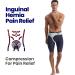 Inguinal Hernia Belt - Adjustable Postoperative Support for Men | Right & Left Side | Medium Size | Hernia Relief - Buy Online on GoSupps.com