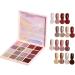 Solid Gel Nail Polish Gel Nail Polish Palette 16 Color Gel Nail Cream Palette - Solid Gel Nail Polish Manicure Glue for Women and Girls Nail Design - Buy Online on GoSupps.com