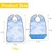 Morcheiong Washable & Reusable Adult Bibs for Men & Women - Perfect for Seniors with Optional Collecting Container - Blue - Buy Online on GoSupps.com