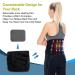 Buy Heated Back Brace for Lower Back Pain Relief - Lumbar Support Belt with Rechargeable Heating Pad - Black (Large 41-49) - International Shipping Available - Buy Online on GoSupps.com