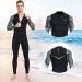 Dive Skin Full Body Swimsuit Rash Guard Wetsuit | Quick Dry UV Protection | Men Black 3X-Large - Buy Online on GoSupps.com