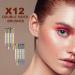 MUJGAN 12 Pieces Duo Eyebrow Brush Angled Eye Brow Brush and Spoolie Brush Mini Eyelash Brush for Tinting Angled Eyebrow Fit for Gel and Cream - Buy Online on GoSupps.com