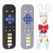 JIECH Remote Teether Toys for Babies 0-6 Months 6-12 Months 2 Pack Soft Silicone Teething Toys for Infant Toddlers Baby Chew Toys Early Educational Sensory Toy for Newborn Boys and Girls BPA Free Black+Gray