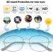 Buy Hoodg Blue Light Glasses for Men & Women - UV400 Computer Lens Eyewear | Gaming Radiation Protection | Direct Shipping - Buy Online on GoSupps.com
