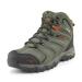NORTIV 8 Men's Ankle High Waterproof Hiking Boots Outdoor Lightweight Shoes Trekking Trails 6.5 Army/Green/Black/Orange