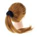 Fenteer 5 Velvet Scrunchies - Elastic Hair Ties & Ponytail Holders for Women in Navy Blue | Trendy Hair Accessories - Buy Online on GoSupps.com
