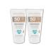 Alphanova Sun Adults Sunscreen Tinted Nude Hypoallergenic - SPF50+ - 50 g - Pack of 2
