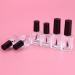 6 pi ces Lot de Flacons Vernis Ongles Vides Verre Transparent avec Pinceau Int gr Bouchon tanche sans Fuite pour DIY et Remplissage Facile - Buy Online on GoSupps.com