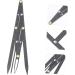 FOMIYES Eyebrow Scale Mini Tools Metal Eyebrow Ruler Ratio Eyebrow Measurement Tool Eyebrow Shape Set Miss - Buy Online on GoSupps.com