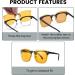 Clip-On Blue Light Blocking Glasses for Prescription Frames | Non-Flip Design for Men & Women - TS3168-4 - Buy Online on GoSupps.com