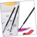 FOMIYES 10 Pcs Makeup Brush Eyebrow Brush Eye Brush Eyeliner Brush Makeup Eyeliner Wand Girl Oblique Head 16x0.7cmx2pcs Blackx2pcs - Buy Online on GoSupps.com