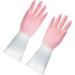 Household Gloves Durable Waterproof Latex Household Gloves Wide Application for Shopping Malls Medium Pink - Buy Online on GoSupps.com