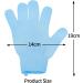 2Pcs Exfoliating Gloves - Bamboo Shower Gloves - Bath and Body Exfoliator Mitts - Scrubs Away Ingrown Hair and Dead Skin - for Shower Spa Massage and Dead Skin Cell Remover Loofah - Blue 1 pair blue - Buy Online on GoSupps.com