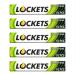 Lockets Extra Strong Menthol & Eucalyptus Lozenges 41g (Pack of 5) Soothing Sore Throat Relief Cough Sweets
