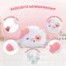 Mewaii 16'' Soft Strawberry Cow Plush Pillow | Squishy Stuffed Animal Toy for Adults & Kids - Fluffy Cuddle Pillow 16in/40cm - Buy Online on GoSupps.com