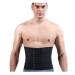 Back Support Back Brace Lumbar Support Abdomen Shaper Compression Beer Belly Slimmer Stomach Wraps Workout Band Sports Back Support Belt(Black X-Large) X-Large Black
