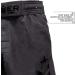 Revgear Kids Premier MMA Shorts | Youth Martial Arts | Durable & Comfortable | Side Slit for Kicking | Black/Black - Medium - Buy Online on GoSupps.com