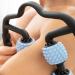 InnovaGoods Self-Massager with Rollers for Adults | Unisex Black & Blue - Portable 25 x 27 x 5 cm - International Shipping Available - Buy Online on GoSupps.com