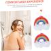 3pcs Rainbow Bathing Balls | Colorful Body Scrubber Sponges for a Luxurious Bath Experience | Bubble Forming Bath Wipe & Skin Care - Buy Online on GoSupps.com