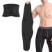 Siopob Back Brace | Anti-Skid Lumbar Support - Lower Back Brace With Adjustable Support Straps Anti-Skid Sweat- Band Com-fortable Gym Accessories Black Size M - Buy Online on GoSupps.com