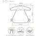 Bibetta Wipeezee Premium Baby Weaning Bibs with Sleeves | Waterproof Coverall Bib for Baby Toddler | Eco-Friendly & Durable | Grey Happy Fruits Design - Buy Online on GoSupps.com