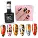 POPETPOP Nail Tips Transfer Nail Foil Sticker Glue Nail Tips Decorations Glue Holographic Nail Stickers Nail Art Foil Glue Artificial Nails Repair Glue Nail Gel Polish Glue Manicure 7*3.3*1cm Black - Buy Online on GoSupps.com