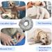 Inflatable Dog Elizabethan Collar for Big Dogs - Soft Recovery Pillow for Wound Healing - Gray, Neck Sizes 13.5-15.5 & 13.4-17 Inches - Buy Online on GoSupps.com
